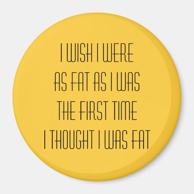 Imán Ojalá fuera... (Frente)