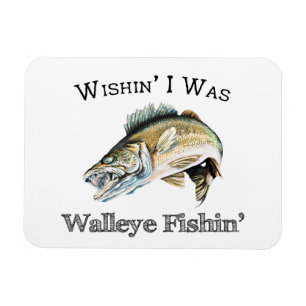 Imán Ojalá Fuera Walleye Fishin