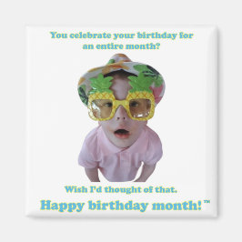 Imán Ojalá hubiera pensado en eso el mes de cumpleaños