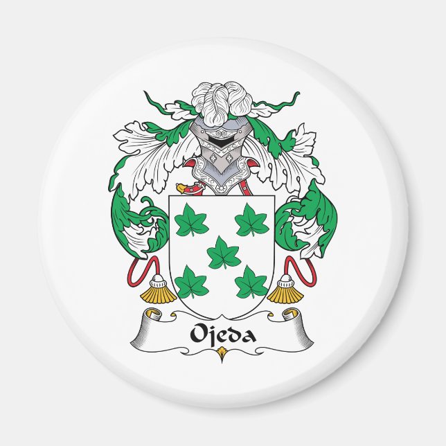 Imán Ojeda Family Crest (Frente)