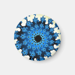 Imán Ojo blanco y azul
