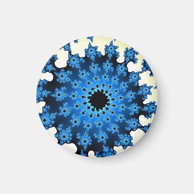 Imán Ojo blanco y azul (Frente)