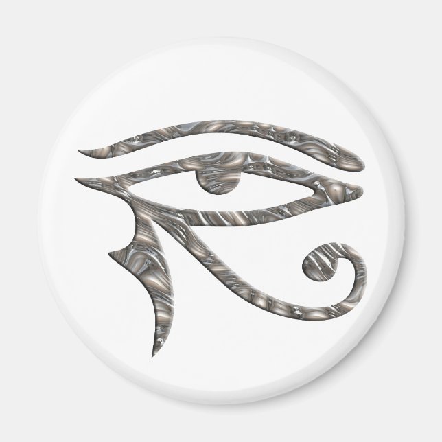 Imán Ojo De Horus - PLATA (Frente)