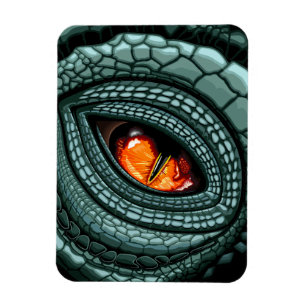 Imán Ojo de reptil depredador primitivo