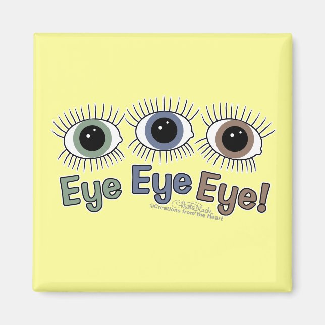 Imán ¡Ojo Ojo Ojo! (Frente)