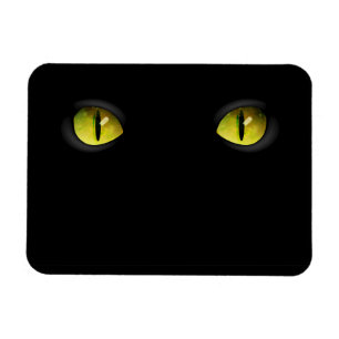 Imán Ojos de gato negro brillante en la oscuridad