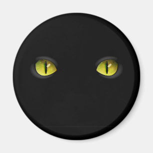 Imán Ojos de gato negro brillante en la oscuridad