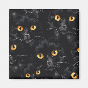 Imán Ojos de gato negros