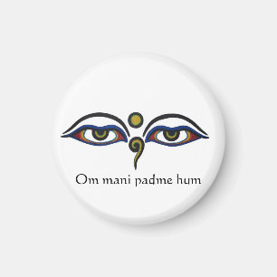 Imán Ojos de sabiduría/con el mantra-budismo