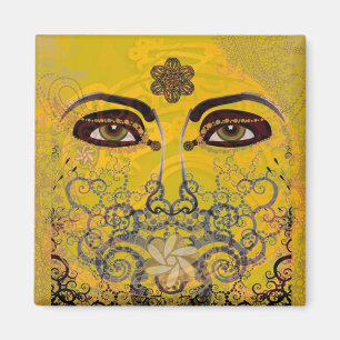 IMÁN OJOS DEL ALMA DEL ORO