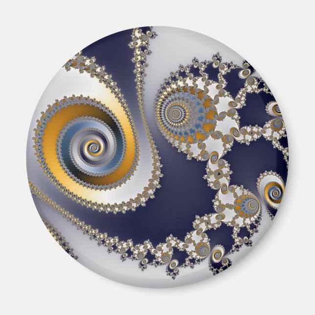 Imán Ojos en el cielo - Fractal (Frente)