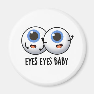Imán Ojos Ojos Bebé Funny Ice Eyeballs Pun