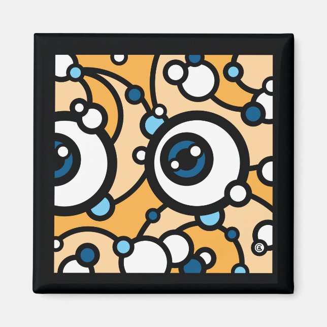 Imán Ojos Sin Rostro (Frente)
