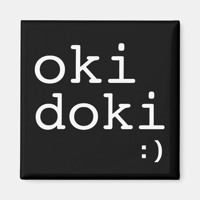 Imán Oki Doki Magnet (Frente)