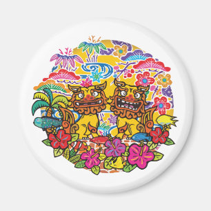 Imán Okinawa Shisa サ 沖 縄 Shisa