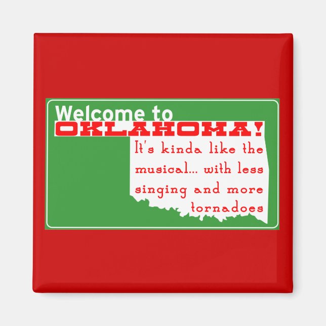 Imán Oklahoma (Frente)