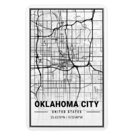 Imán Oklahoma City Oklahoma Estados Unidos Poster de ma