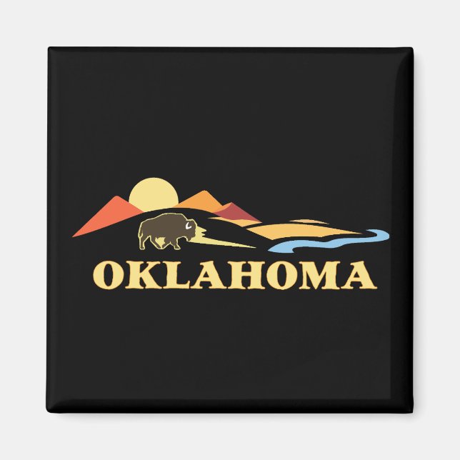 Imán Oklahoma Estados Unidos de América (Frente)