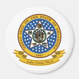Imán Oklahoma Seal