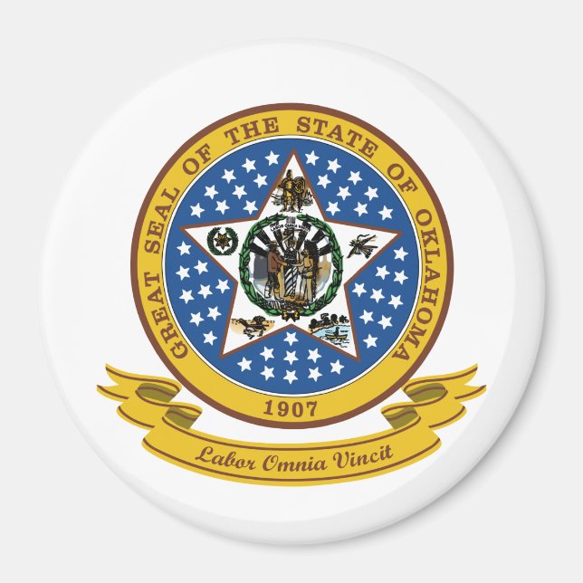 Imán Oklahoma Seal (Frente)