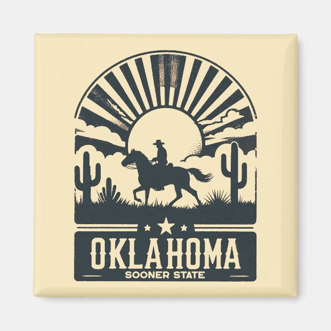 Imán Oklahoma Sooner State (Frente)