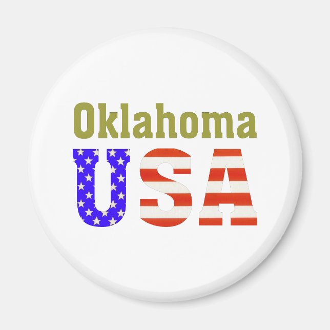 Imán ¡Oklahoma USA! (Frente)