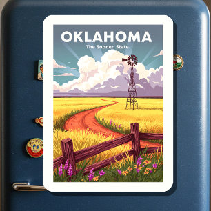 Imán Oklahoma vintage