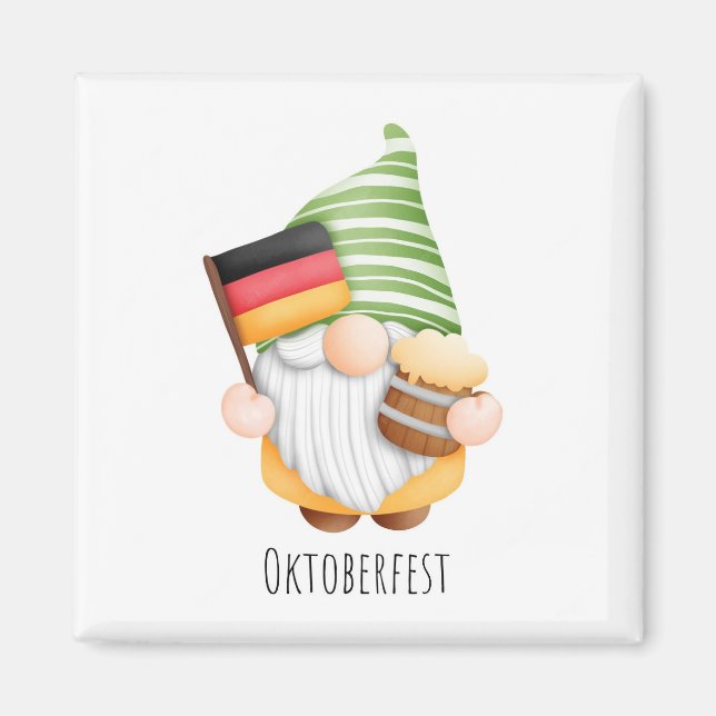 Imán Oktoberfest Alemania Bandera Cunome (Frente)