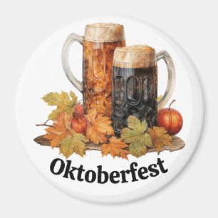 Imán Oktoberfest Beer Mugs Magnet