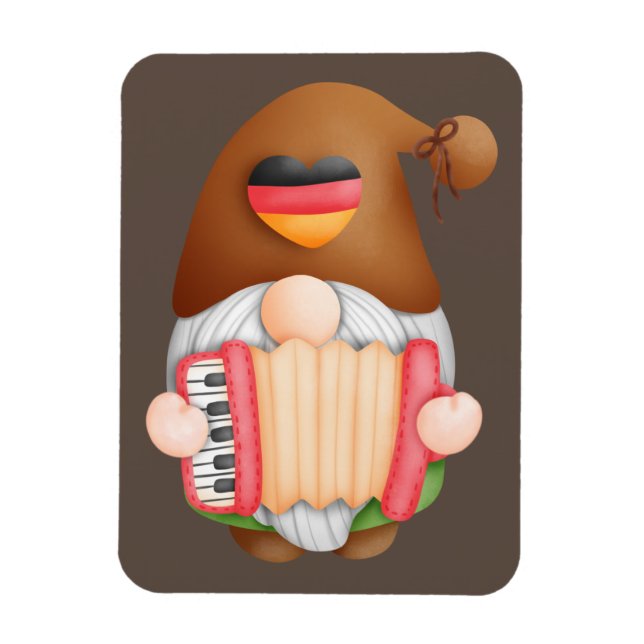 Imán Oktoberfest Gnome Magnet (Vertical)