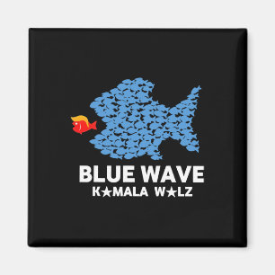 Imán Ola Azul 2024 Gracioso Pescado Grande Comer Pescad