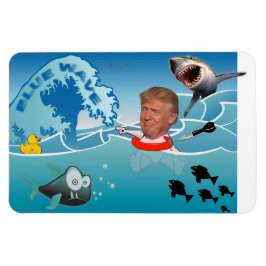 Imán Ola azul / Anti Trump,