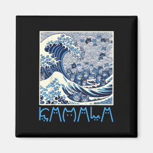 Imán Ola Cuta De Gatos Azules Para Kamala