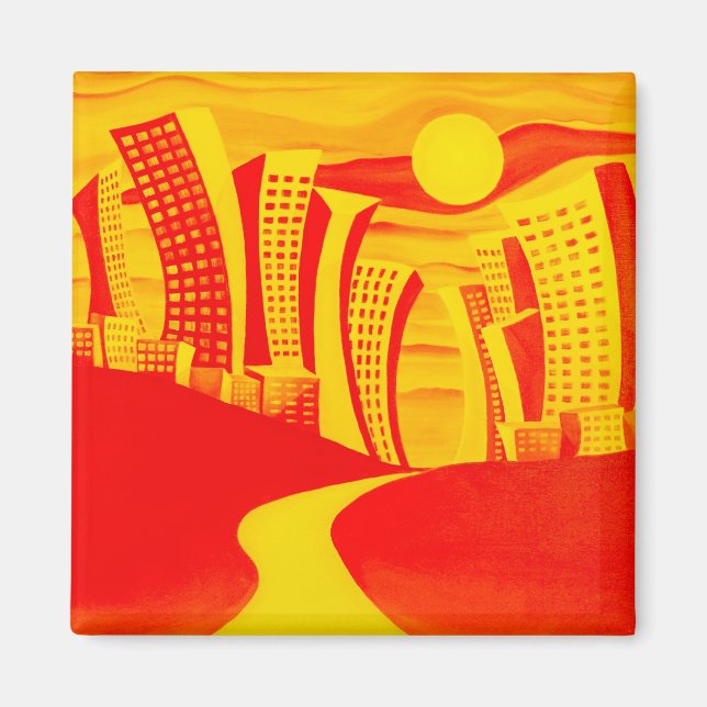 Imán Ola de calor 2 (Frente)