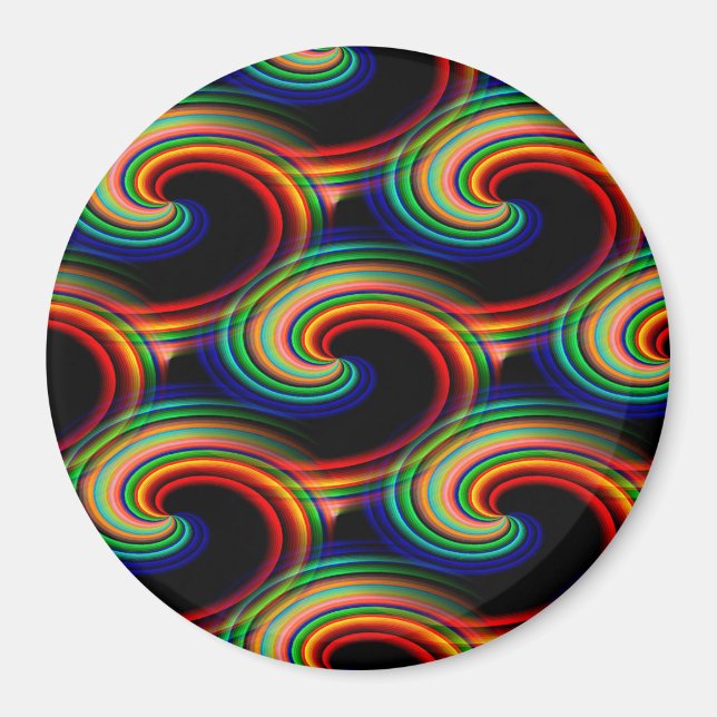 Imán Olas de colores...... (Frente)
