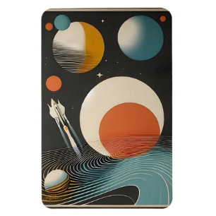 Imán Olas de galaxia de arte de la era del espacio de m