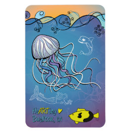 Imán - Olas de gelatina - Buellton.Art