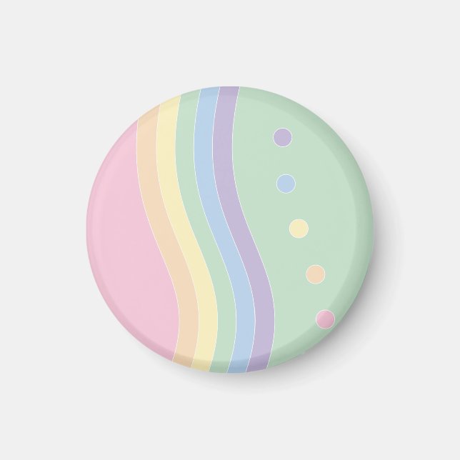 Imán Olas de luz (caudal) (Frente)