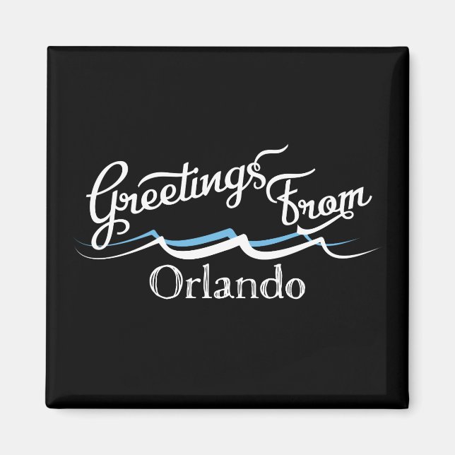 Imán Olas de Orlando Water (Frente)