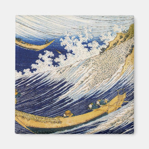 Imán Olas del Océano obra maestra de Katsushika Hokusai