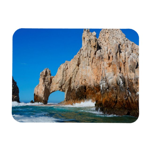 Imán Olas Que Se Esploman En La Playa (Horizontal)