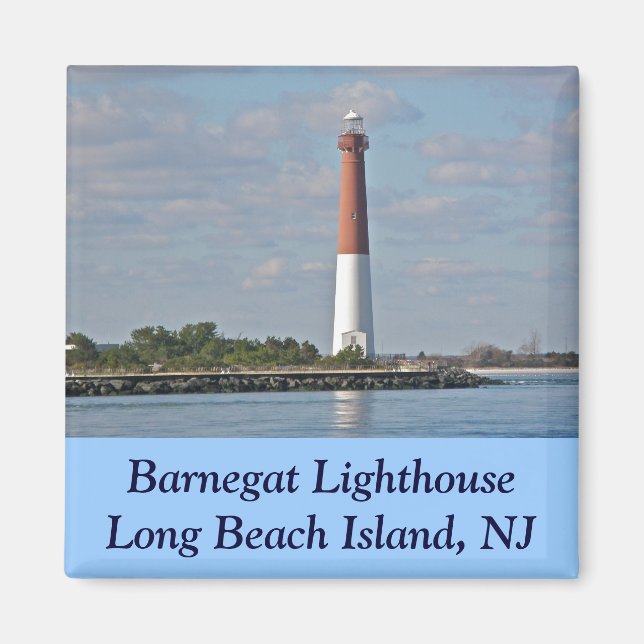 Imán "Old Barney" Barnegat Lighthouse LBI NJ (Frente)