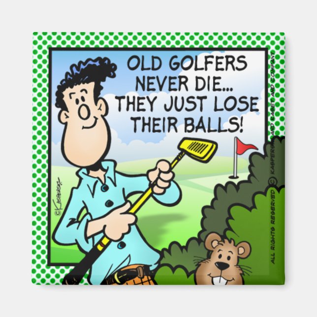 Imán Old Golfer (Frente)