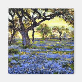 Imán Old Live Oak Tree and Bluebells - Arte Onderdonk