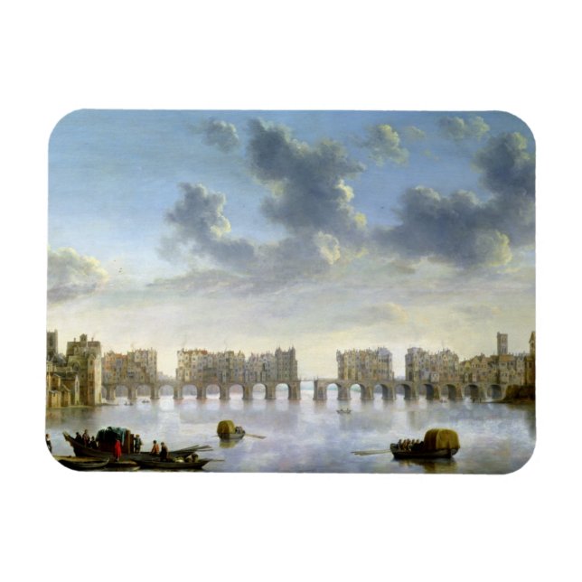 Imán Old London Bridge (petróleo), c.1630 (Horizontal)