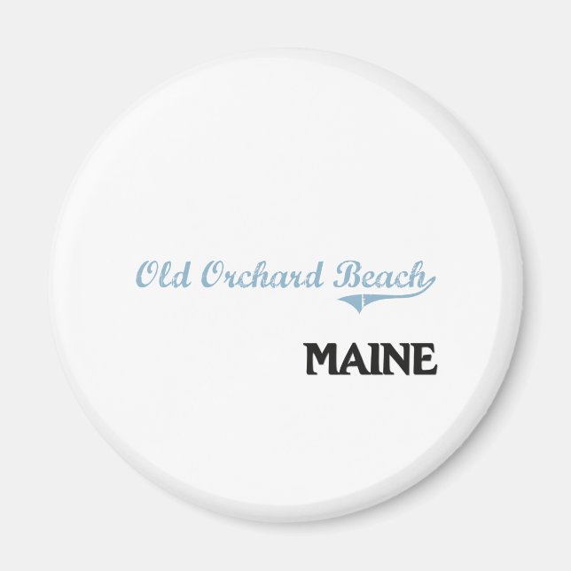 Imán Old Orchard Beach Maine City (Frente)