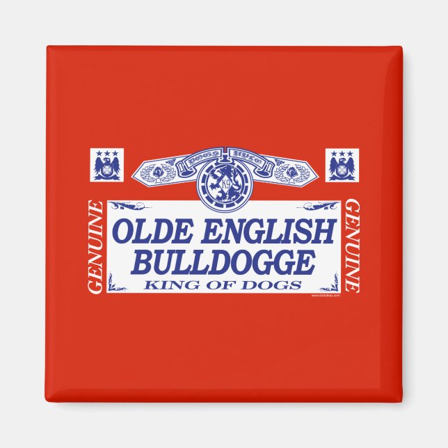 Imán Olde English Bulldogge (Frente)