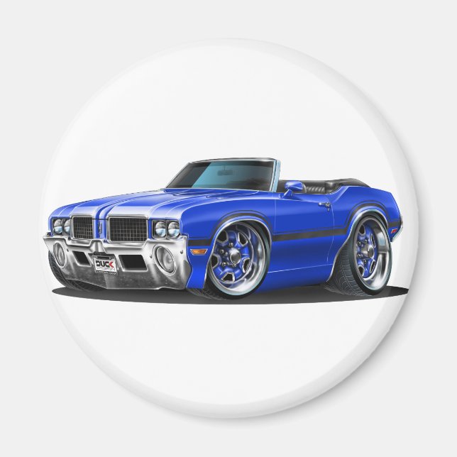 Imán Olds Cutlass Blue Car (Frente)