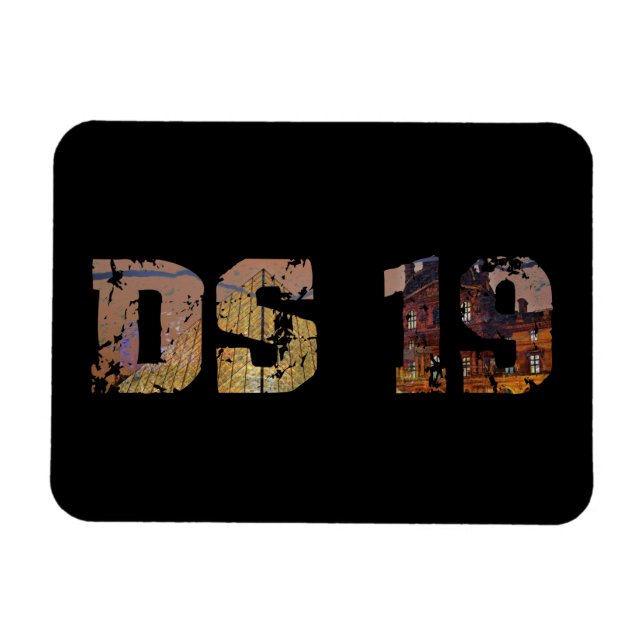 Imán Oldtimer Citroen DS 19 La Déesse (Horizontal)