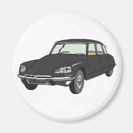 Imán Oldtimer Citroen DS 19 Schwarz